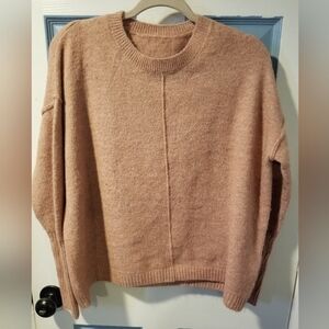 Woman's  Cozy Tan Sweater